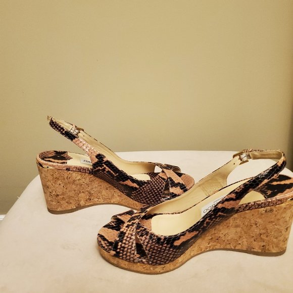 Jimmy Choo Wedge Sandals New no tags - Picture 5 of 5